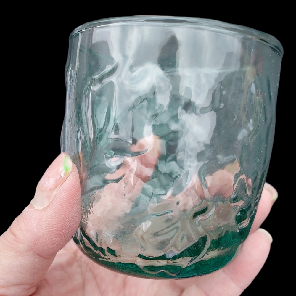 🥛🥃Anchor Hocking Spanish Green Oak and Acorn tumblers🥛🥃